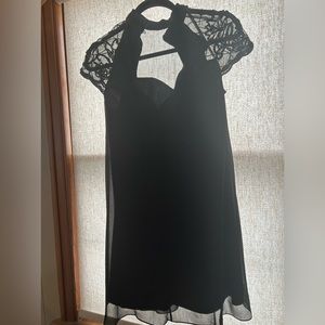 Black beaded dress